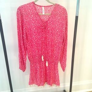 Cool Change Pink Cover Up - large